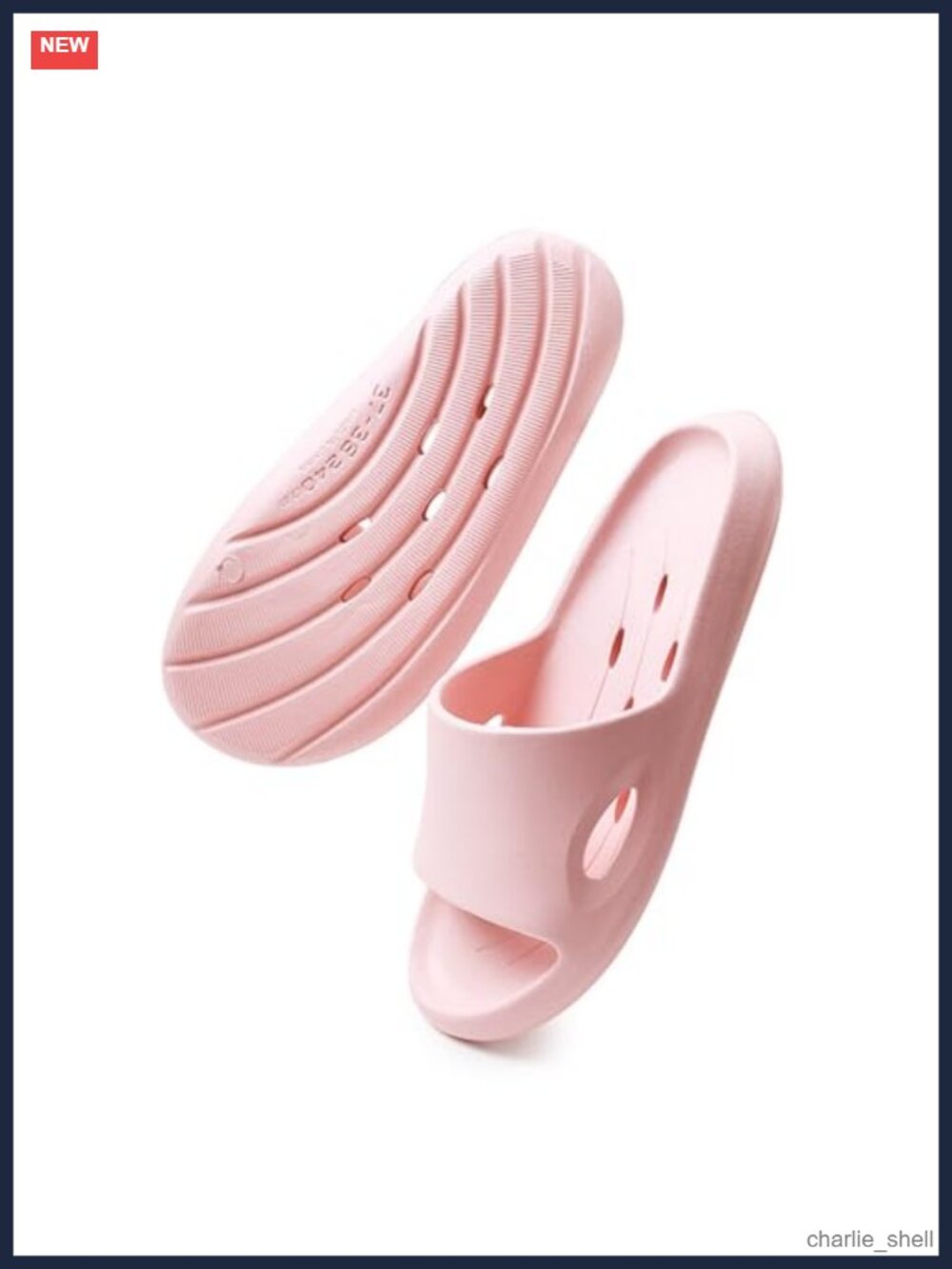 EVA Shower Slides Non-Slip Quick-Dry Drainage Sandals for Gym Pool Spa